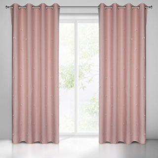 Detské závesy - Wendy Ready Curtain 140x250 cm Pink Eurofirany
