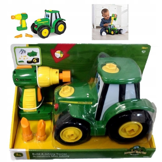 BUILD Johnny Tractor 18 mesiacov JOHN DEERE TOMY 46655