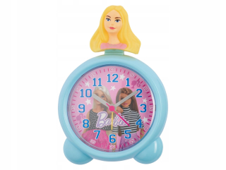Detské hodiny do izby - HODINY S BUDÍKOM ''Barbie'' BUDÍK PRE DIEŤA