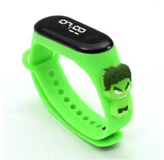 ELECTRONIC BAND CHILDREN WATCH AVENGERS HULK