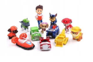 Paw Patrol - SÚPRAVA 12 OBRÁZKOV ZO SKRATÉHO PSA PATROL ROCKY