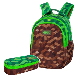 Školský batoh - Sada 2 El. Batoh ceruzky Case Joy S 21L City Jungle