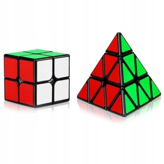 KIT 2v1 CUBE 2x2x2 Pyraminx PYRAMIDA LOGIC