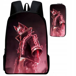 Školská taška - batoh, set, zostava - 3D batoh Set Fortnite Drift Puzdro