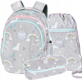 Školský batoh - Set 3el batoh ceruzka Cascil Case Bag Joy S Sladké sny