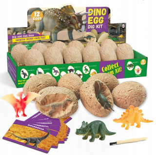 Dinosaury Archeologické Dinosaury 12 vajec