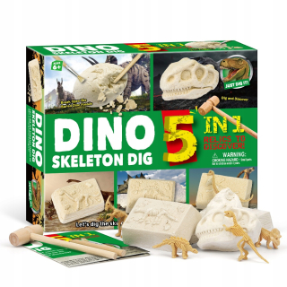 Archeologický sada skeletu Dinozé výkopu