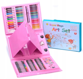 ARTISTIC SET pre maľovanie 208 PCS kufra
