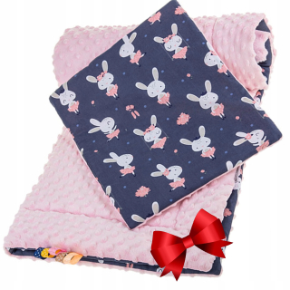 Detský paplón a vankúš - Minky 75x100 Babies pre deti