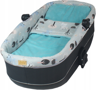 Perinky do kočíka - Gondola set podstielka+Swaddle+matrac LPM