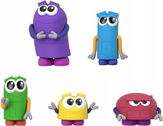 KIT FIGÚRKY MĄDROBOTY ČÍSLACH príbehy STORYBOTS