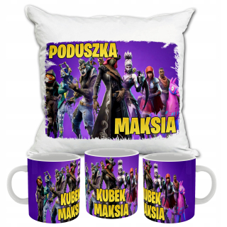 Detský vankúš - Fortnite Baby Set Cup vaše meno