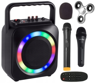 Karaoke set, 2 mikrofóny, USB, SD, Bluetooth, FM