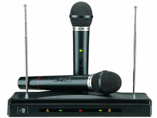 KARAOKE KIT 2x bezdrôtový mikrofón PROMOTION