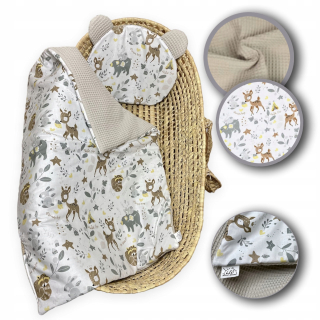 Perinky do kočíka - Sada Kocyk 55x75+Waffel Shareh Bedding Cushion
