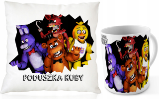 Detský vankúš - Nastavte hrnček + päť nocí na Freddy's Cushion