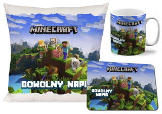 Detský vankúš - Minecraft Cushion Set Set Darčeková podložka