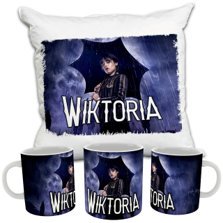 Streda Addams Cushion Nastaví vaše meno