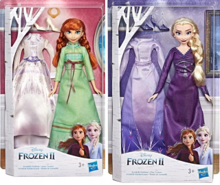 Frozen Elsa - Sada Elsa Anna Mrazené 2 + AreneLe Šaty