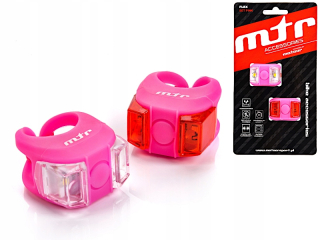 Sada LED bicyklových žiaroviek pre prednú bicykel + zadná časť
