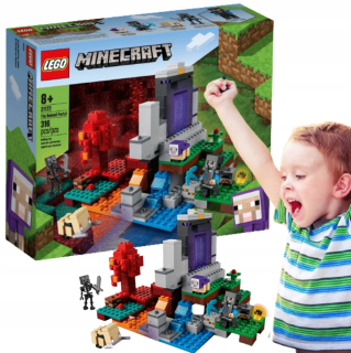 Minecraft - Sada Lego Minecraft Destroyed Portal 21172