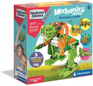 Stavebnica - Kit Mechanic Junior Dinosaury 6+ Clementoni