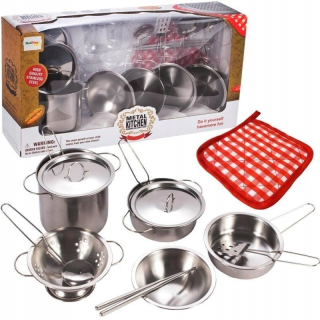 KIT METAL POTS KUCHYŇA PRE DETI