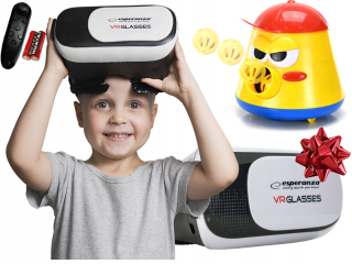 Darčeková sada pre dieťa VÝFUKOVÝCH Goggle + VR