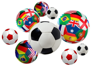 Samolepky do detskej izby - Sada nálepiek na stenu - futbal - 19 ks!