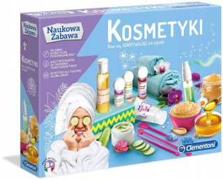 Vedecký set zábava Kozmetika 8+ Clementoni