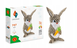 ORIGAMI 3D SET - RUČNE VYROBENÝ ZAJÍC ALEXANDER