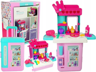 BEAUTY KIT toaletnom stolíku v kufri PINK CROWN