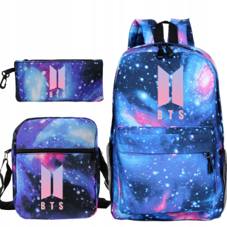 Školská taška, batoh - A4 BACKPACK SET BTS BAG BAG BOYS BOYS CASE BACKES