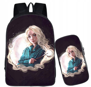 Školská taška - batoh, set, zostava - Sada batohu ceruzkou Harry Potter Luna Lovegood