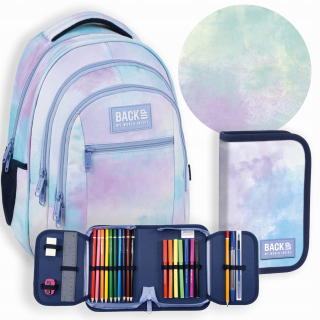 SET BATOH VYBAVENIE PENCASE BACK UP PASTEL