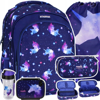 Školský batoh - Galaxy School Batoh nastavený na dievča