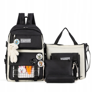 Set School Backpack Youth Pencher Kabelku