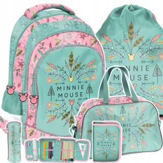 Školská taška - batoh, set, zostava - Sada Minnie School Batchpack do 1 triedy