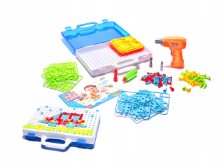 KIT PUZZLE BLOCKS DRIVER SCREWDRIVER 151EL