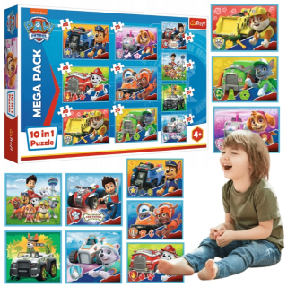 Puzzle Puzzle Set Patrol 10w1 darček pre 4 rokov