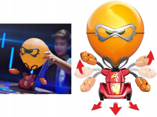 RC set diaľkovo ovládať bojové diel balóny