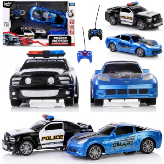 Set auto auto diaľkovo ovládať polícia XXL