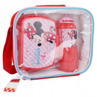 Raňajky nastaviť Lunchbox Bidon Mouse Minnie