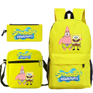 Školský batoh - Nastavte vzory puzdrových puzdier spongebob batoh
