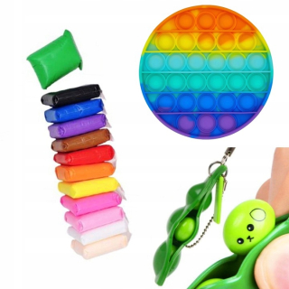 Squishy Push Bubble Nidget Toys Kula