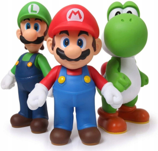 Sada Super Mario Bros Luigi PVC hračiek 12cm