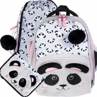 Školský batoh - BAMBINO ŠKOLSKÝ SET PREMIUM PANDA 3V1 PERERAČ
