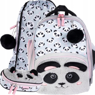 Školský batoh - Bambino School Set Bambino podporuje prémiu Panda 3in1