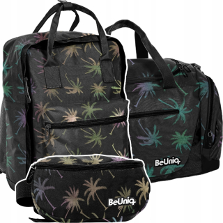 Školský batoh - Školská súprava Beuniq Palm Tree Batoh vrecka obličiek