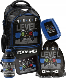 Školský batoh - PASO Gaming Next Level School Set 5in1 batoh